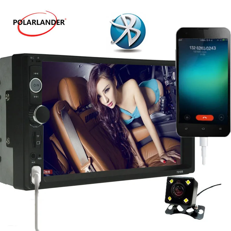 Mirror Link for Android LCD Touch Screen General Models Auto car Radio 7'' 2 DIN Bluetooth hands-free call rearview camera
Mirror Link for Android LCD Touch Screen General Models Auto car Radio 7'' 2 DIN Bluetooth hands-free call rearview camera