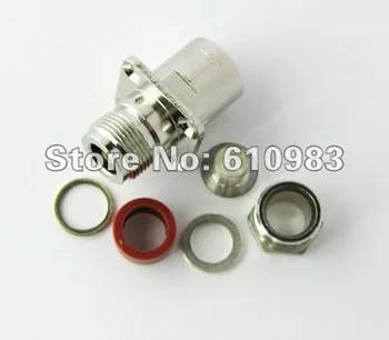 (5 pieces/lot) N female flange 4 hole panel mount connector nickelplated Jack for coaxial cable
(5 pieces/lot) N female flange 4 hole panel mount connector nickelplated Jack for coaxial cable