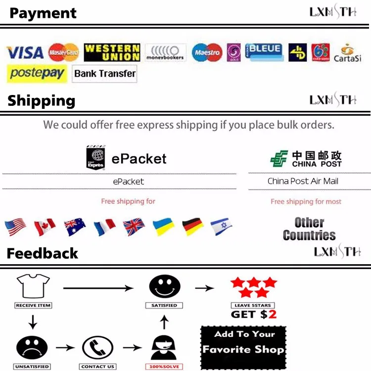 payment shipping