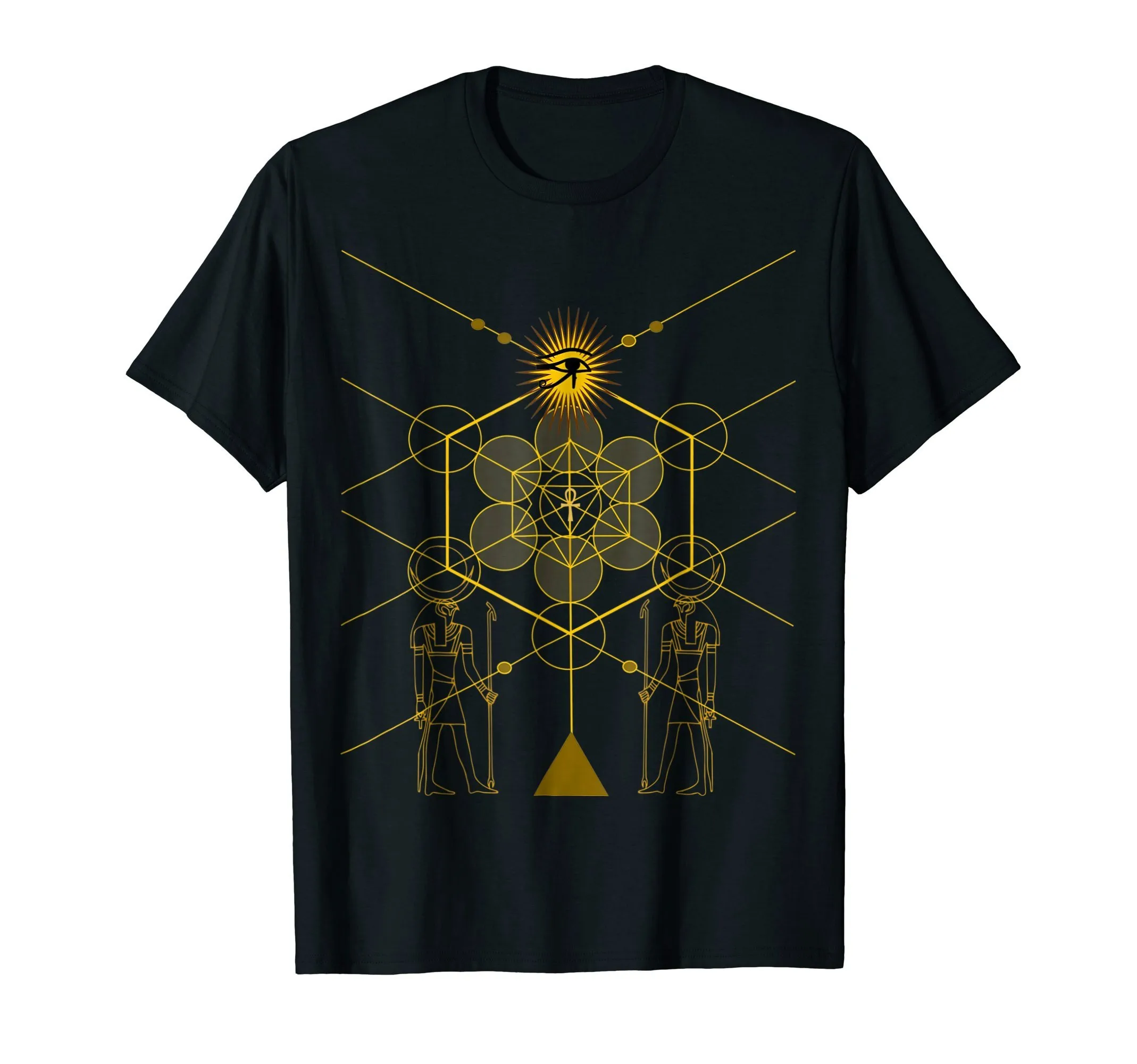 Men Funny T Shirt Cool tshirt Sacred Geometry Science Egyptian T-Shirt HORUS HERU O-Neck Cotton Casual
Men Funny T Shirt Cool tshirt Sacred Geometry Science Egyptian T-Shirt HORUS HERU O-Neck Cotton Casual