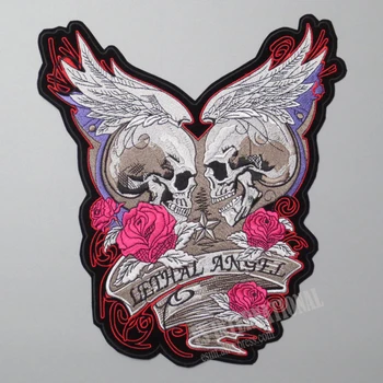 11.8'' inches Embroidery Patches lethal angle for Jacket Back Vest motorcycle Biker MC 30cm *26cm
11.8'' inches Embroidery Patches lethal angle for Jacket Back Vest motorcycle Biker MC 30cm *26cm