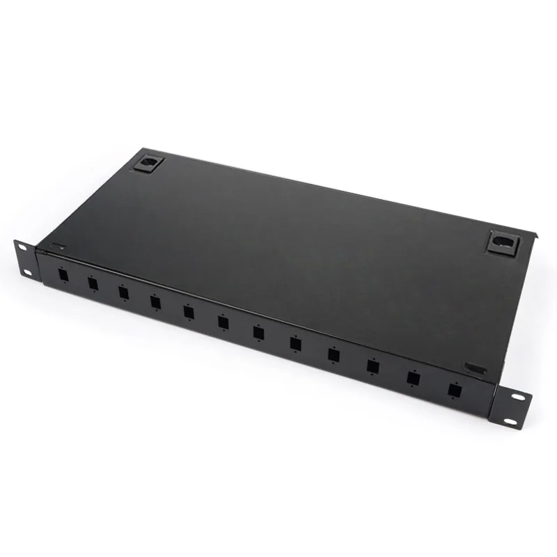 Fiber optic terminal box 12 core without adapter pigtail 12 Ports Fiber optical Patch Panel OEM distribution frame Empty box
Fiber optic terminal box 12 core without adapter pigtail 12 Ports Fiber optical Patch Panel OEM distribution frame Empty box