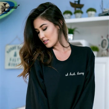 High Quality "UH HUH HONEY" Sweatshirts Autumn Harajuku Sweatshirt Warm Kpop Pullover Hipster Hoody Kawaii Hoodies H1234
High Quality "UH HUH HONEY" Sweatshirts Autumn Harajuku Sweatshirt Warm Kpop Pullover Hipster Hoody Kawaii Hoodies H1234