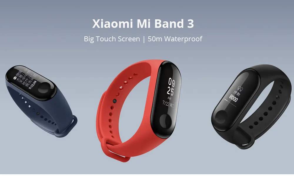 Pre-Sale Original Xiaomi Mi Band 3 Miband 3 Smart Band Smartband OLED Display Touchpad Heart Rate Monitor Bluetooth Wristbands Bracelet 1 (1)