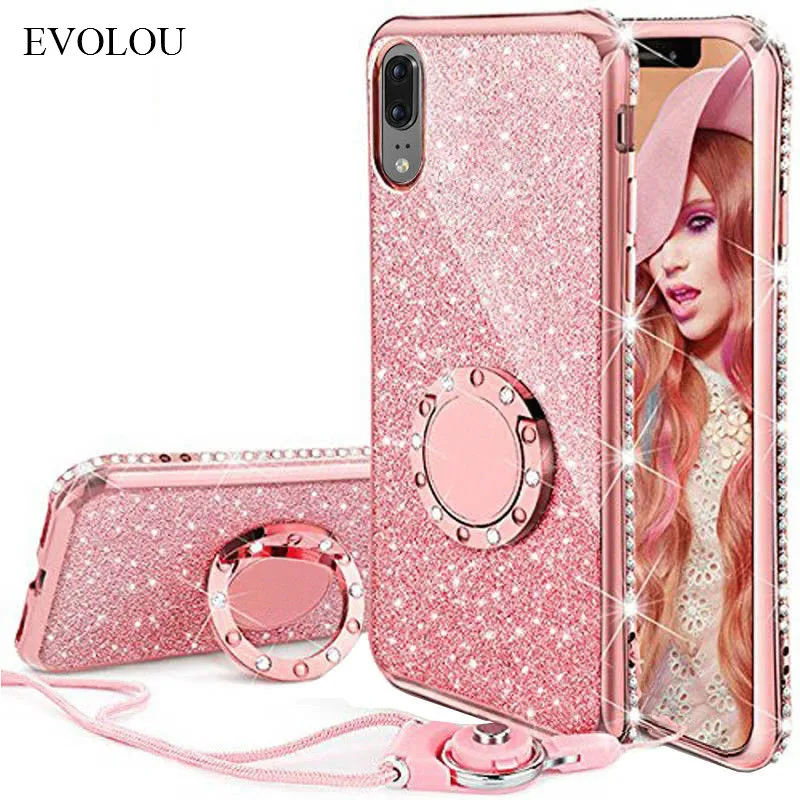 Diamond Glitter Case for Huawei P20 Lite P20 Phone Cases Bling Ring Holder Soft Cover for Huawei P20 P20 Plus Nova 3E Back Cover
Diamond Glitter Case for Huawei P20 Lite P20 Phone Cases Bling Ring Holder Soft Cover for Huawei P20 P20 Plus Nova 3E Back Cover