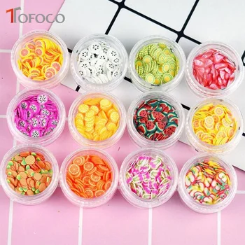 TOFOCO 12 Type/Set Slices Filler For Nails Art Tips/Balls