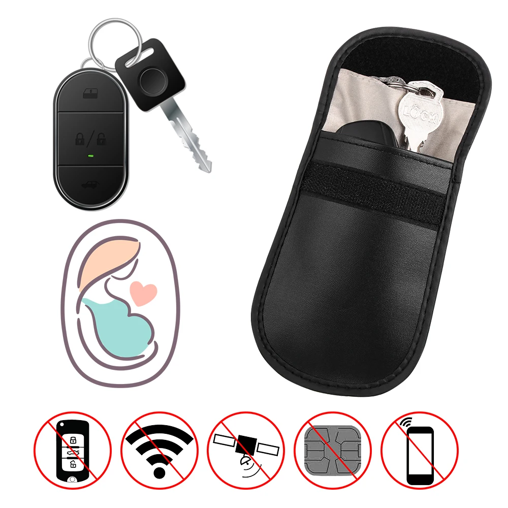 New Coming Car Key Signal Blocker Case Faraday Cage Fob Pouch Keyless RFID Blocking Bag Car Key Safe Universal High Quality
New Coming Car Key Signal Blocker Case Faraday Cage Fob Pouch Keyless RFID Blocking Bag Car Key Safe Universal High Quality