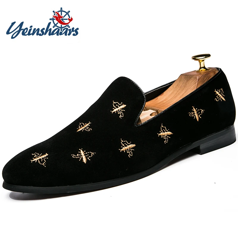 YEINSHAARS Men's Suede Leather Loafers Mens Casual Embroidery Moccasins Oxfords Shoes Man Party Driving Flats
YEINSHAARS Men's Suede Leather Loafers Mens Casual Embroidery Moccasins Oxfords Shoes Man Party Driving Flats
