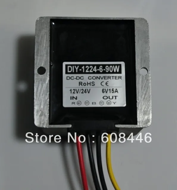 DC 12V 24V 36V (8.5V-40V) convert to 6V 15A 90W Waterproof DC Converter DC buck output for car RoSH CE
DC 12V 24V 36V (8.5V-40V) convert to 6V 15A 90W Waterproof DC Converter DC buck output for car RoSH CE