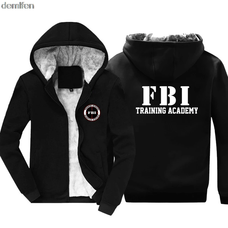 Novelty FBI Academy Hoodies Men Fashion Cotton Keep Warm Coat Winter Sweatshirt Friend Gift
Novelty FBI Academy Hoodies Men Fashion Cotton Keep Warm Coat Winter Sweatshirt Friend Gift
