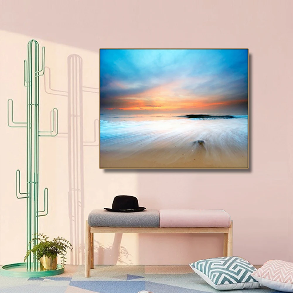 Sunset at Sea Seascape Beach Wall Art Poster and Print Canvas Painting Calligraphy Decoration Picture for Living Room Home Decor
Sunset at Sea Seascape Beach Wall Art Poster and Print Canvas Painting Calligraphy Decoration Picture for Living Room Home Decor