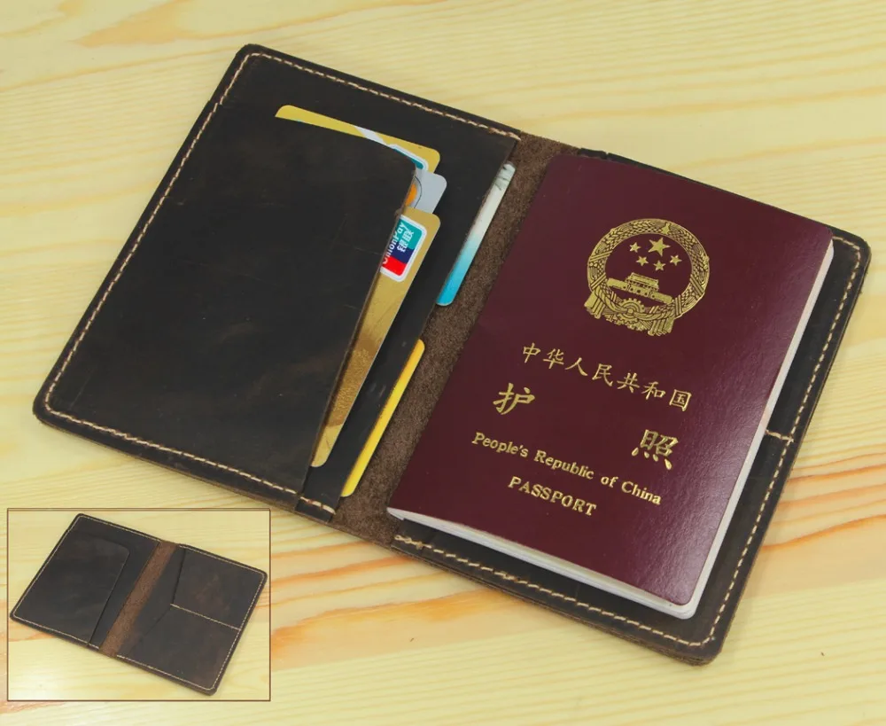 Vintage men Genuine leather passport cover travel passport holder Bag Leather Passport case Wallet license credit Card holder
Vintage men Genuine leather passport cover travel passport holder Bag Leather Passport case Wallet license credit Card holder
