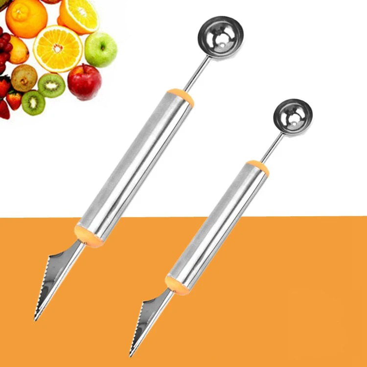 High Quality Stainless Steel Ice Cream Spoon Watermelon Spoons Fruit Carving Knife Melon Baller Practical Kitchen Accessories
High Quality Stainless Steel Ice Cream Spoon Watermelon Spoons Fruit Carving Knife Melon Baller Practical Kitchen Accessories