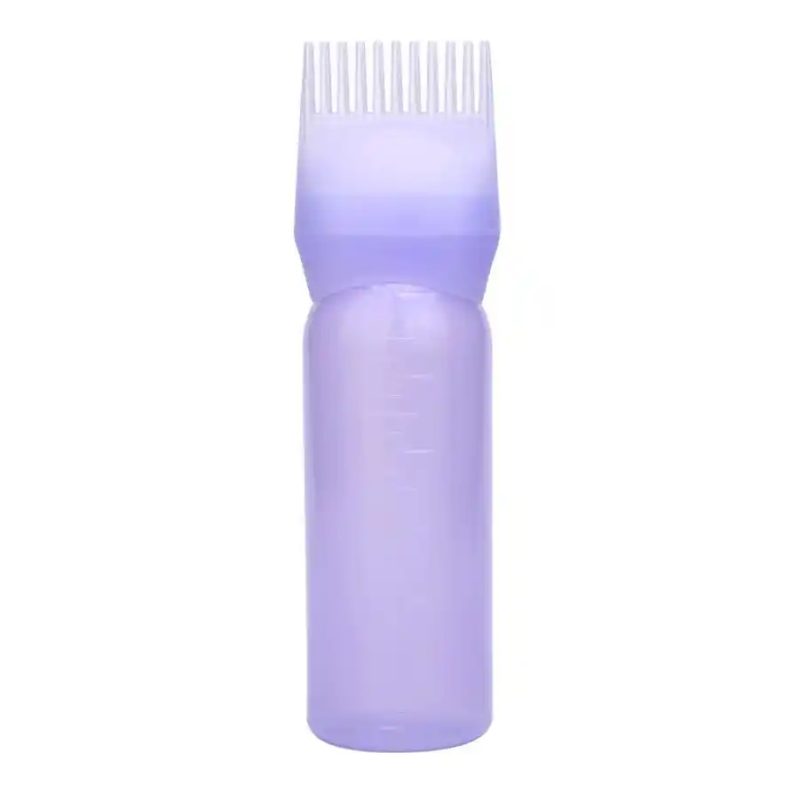 Hot Purple Hair Dye Bottle Applicator Brush Dispensing Salon Hair