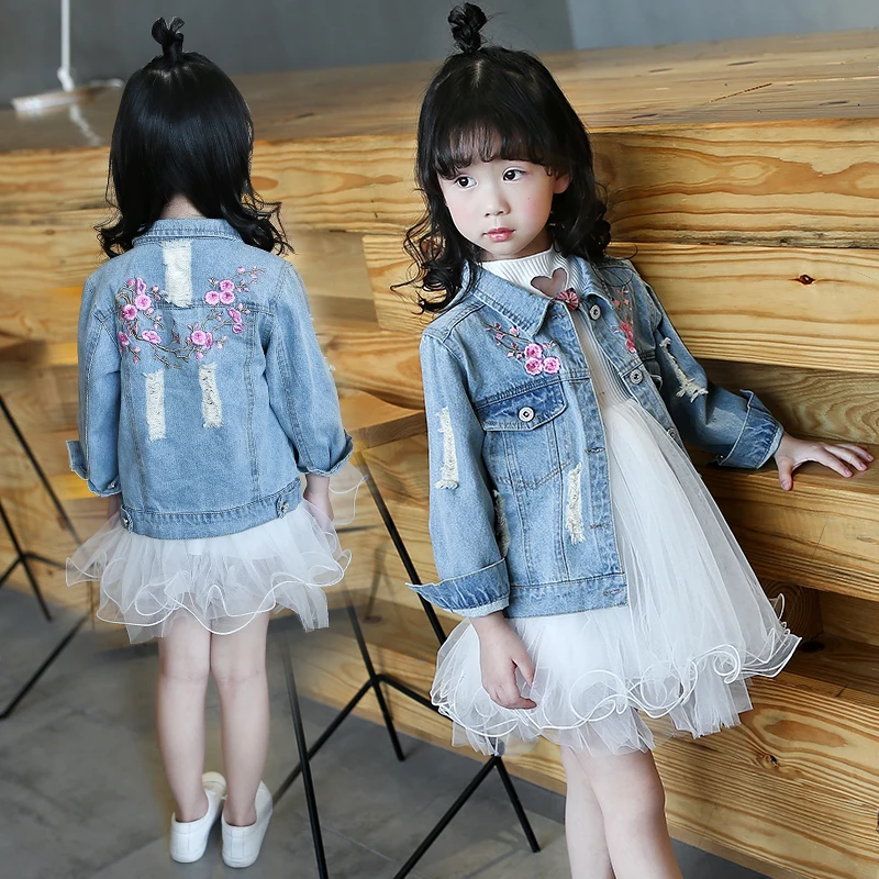 iairay spring 2018 new children short denim coat for girls embroidery flower jacket jeans outerwear kids clothes girls clothing
iairay spring 2018 new children short denim coat for girls embroidery flower jacket jeans outerwear kids clothes girls clothing
