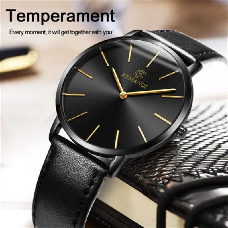 Elegant Fashion Men Watches Ultra-Thin Leather Quartz Man Wristwatch Minimalist Men's Casual Dress Clock Erkek Kol Saati #2TMF
Elegant Fashion Men Watches Ultra-Thin Leather Quartz Man Wristwatch Minimalist Men's Casual Dress Clock Erkek Kol Saati #2TMF