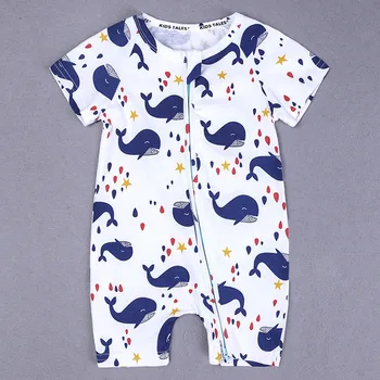 Cute Romper Toddler Infant Baby Boys Fashion Lovely Cartoon Whale Print Short Sleeve Soft Romper Jumpsuit Sets mameluco bebe
Cute Romper Toddler Infant Baby Boys Fashion Lovely Cartoon Whale Print Short Sleeve Soft Romper Jumpsuit Sets mameluco bebe