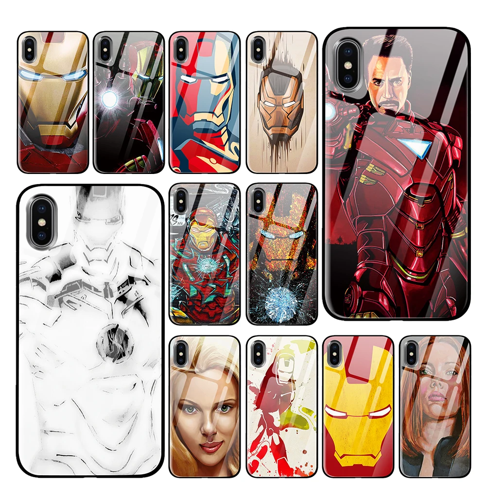 Tony Stark Marvel Iron Man Tempered Glass Phone Cases cover for Apple iPhone 5 5S SE 6 6s 7 8 Plus X XS Max XR
Tony Stark Marvel Iron Man Tempered Glass Phone Cases cover for Apple iPhone 5 5S SE 6 6s 7 8 Plus X XS Max XR