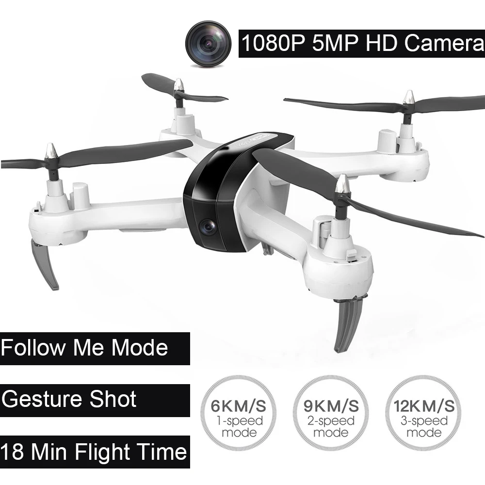HR SH7 RC Helicopter 1080P 5MP Geature Selfie Drone With Camera HD WIFI FPV Long Flight Time Follow Me RC Quadcopter with Camera
HR SH7 RC Helicopter 1080P 5MP Geature Selfie Drone With Camera HD WIFI FPV Long Flight Time Follow Me RC Quadcopter with Camera