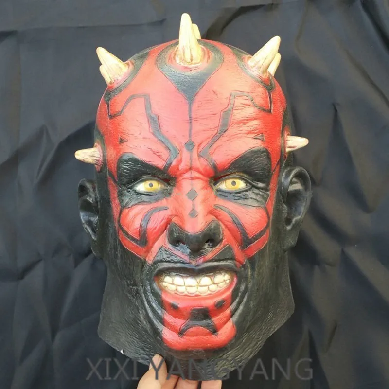 Darth Maul Terrorist Mask Latex Adult Cosplay Full Face Headgear Festival Party Halloween party Q211
Darth Maul Terrorist Mask Latex Adult Cosplay Full Face Headgear Festival Party Halloween party Q211