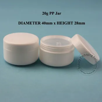 Wholesale 100pcs/Lot Plastic 20g Cream Jar Women Cosmetic 20ml Container Packaging Refillable Empty Facial Cream Pot White Lid
Wholesale 100pcs/Lot Plastic 20g Cream Jar Women Cosmetic 20ml Container Packaging Refillable Empty Facial Cream Pot White Lid