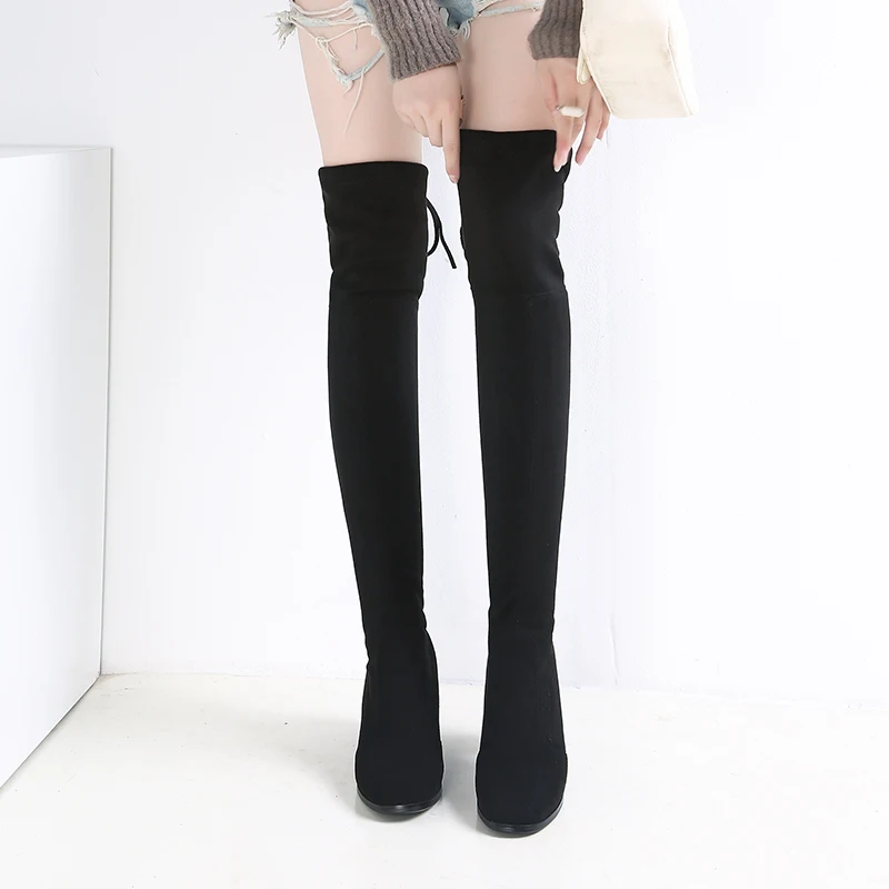 Kickway Faux Suede Slim Boots Sexy over the knee high women snow boots women's fashion winter thigh high boots shoes woman 43 42
Kickway Faux Suede Slim Boots Sexy over the knee high women snow boots women's fashion winter thigh high boots shoes woman 43 42