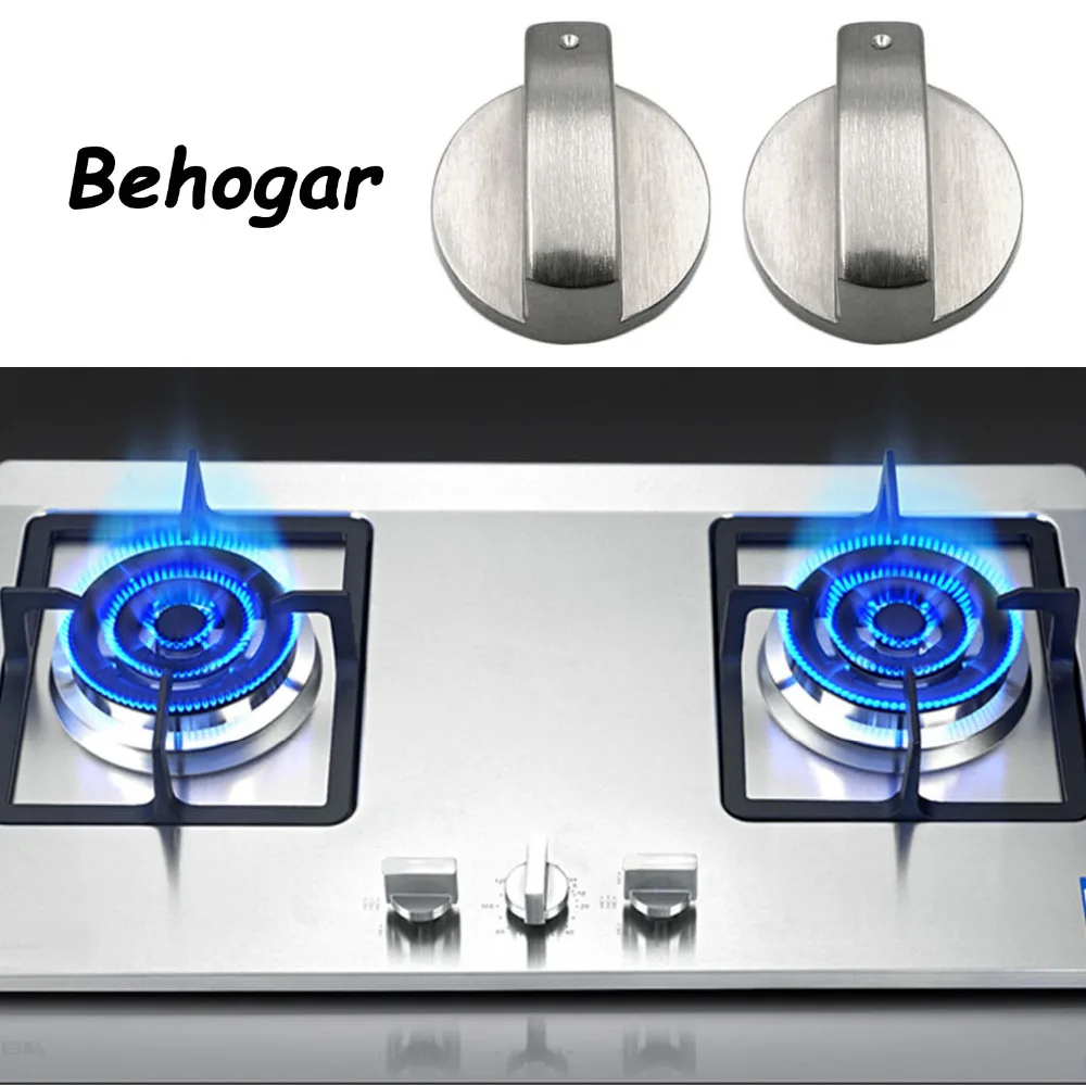 Behokic 2pcs Metal 6mm Universal Silver Gas Stove Control Knobs Adaptors Oven Rotary Switch Cooking Surface Control Locks
Behokic 2pcs Metal 6mm Universal Silver Gas Stove Control Knobs Adaptors Oven Rotary Switch Cooking Surface Control Locks