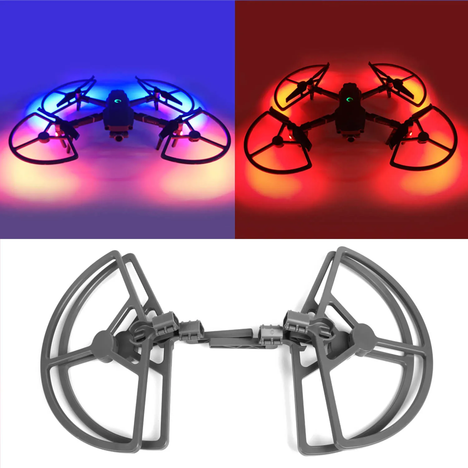 SUNNYLIFE 4pcs LED Lighting Propeller Shield Guards Rings Protector with Folding Landing Gears Stabilizers for DJI Mavic 2 Pro
SUNNYLIFE 4pcs LED Lighting Propeller Shield Guards Rings Protector with Folding Landing Gears Stabilizers for DJI Mavic 2 Pro