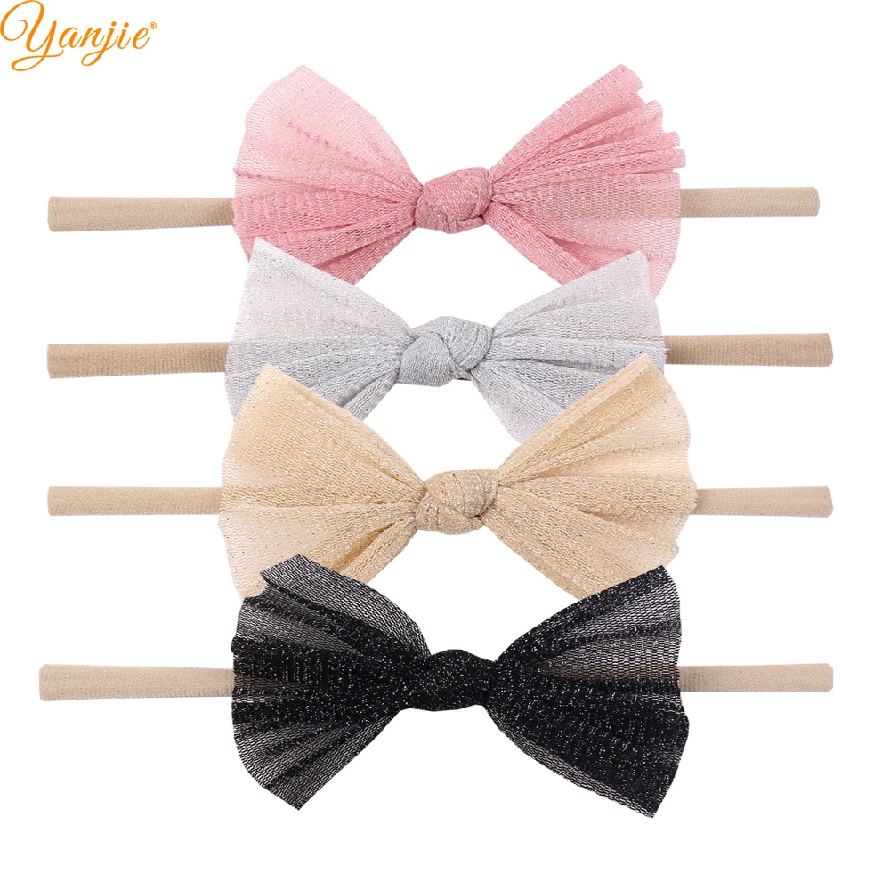 12pcs/lot Nylon Headband For Kids 3" Gitter Mesh Hair Bow Elastic Soft Solid Girl Trendy Hair Accessories For Women
12pcs/lot Nylon Headband For Kids 3" Gitter Mesh Hair Bow Elastic Soft Solid Girl Trendy Hair Accessories For Women