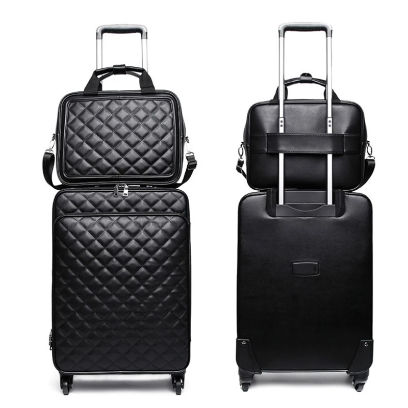 Luxury Men Travel Luggage Set Women Suitcase set Waterproof PU Trolley case 20/24inch boarding case business laptop travel bags
Luxury Men Travel Luggage Set Women Suitcase set Waterproof PU Trolley case 20/24inch boarding case business laptop travel bags