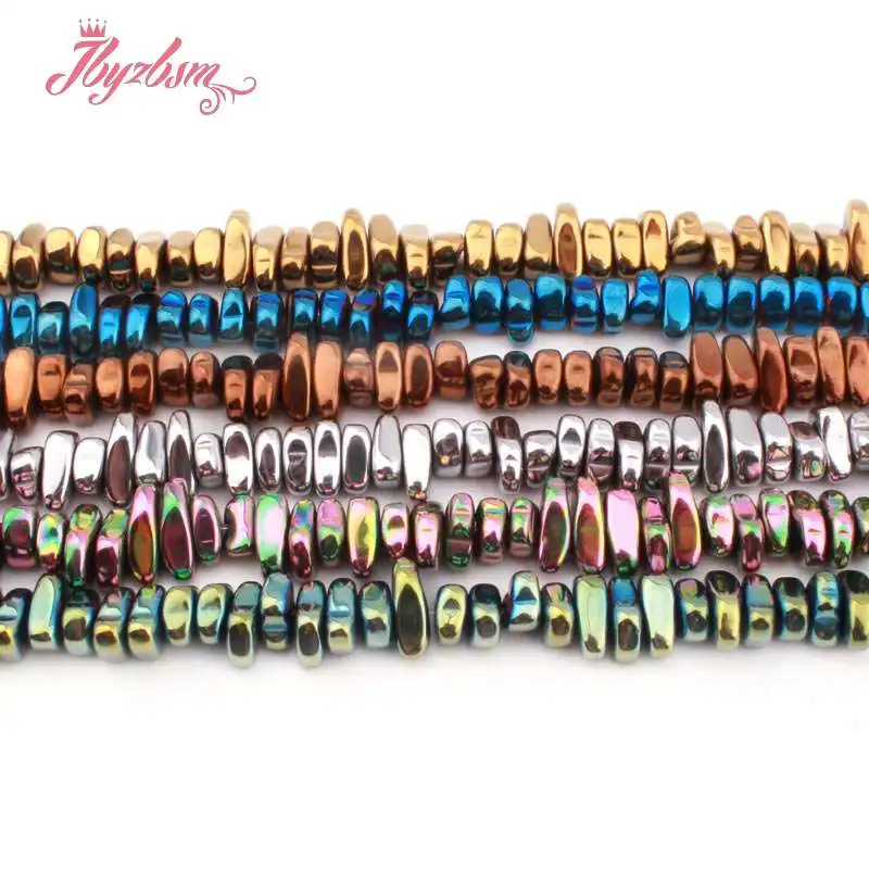 4-6mm Hematite Plated Natural Stone Beads Irregular Loose Beads For Jewelry Making DIY Necklace Accessories 15" Free Shapping
4-6mm Hematite Plated Natural Stone Beads Irregular Loose Beads For Jewelry Making DIY Necklace Accessories 15" Free Shapping