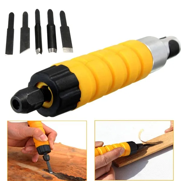 2 Sets Lot Woodworking Carving Chisel Electric Machine Tool with 5 Carving Blades Carving Chisel
2 Sets Lot Woodworking Carving Chisel Electric Machine Tool with 5 Carving Blades Carving Chisel