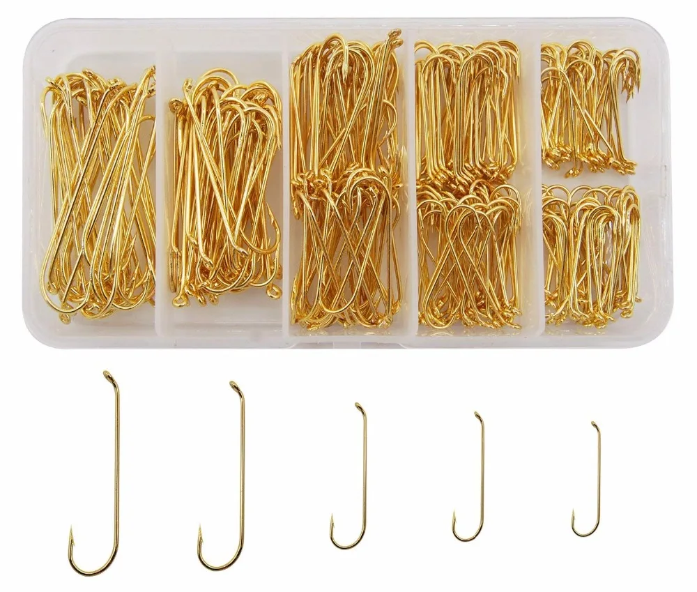 300pcs/Box Fly Fishing Hooks Nymph Hook Streamer Hook Round Bend Fly Tying Hooks Kit
300pcs/Box Fly Fishing Hooks Nymph Hook Streamer Hook Round Bend Fly Tying Hooks Kit