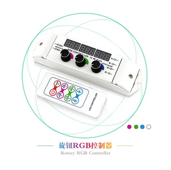 LED RGB Controller DC12 -24V 6A*3CH CV Rotarymulti Function Light Display With Wireless Remote For Led Strip Tape
LED RGB Controller DC12 -24V 6A*3CH CV Rotarymulti Function Light Display With Wireless Remote For Led Strip Tape