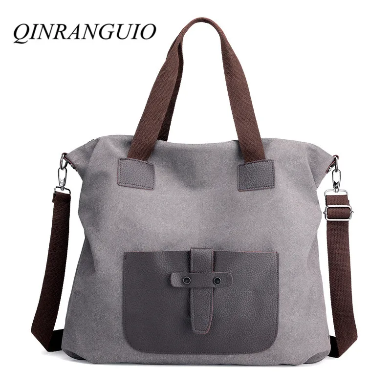 QINRANGUIO Crossbody Bags for Women 2019 Solid Women Handbags Large Capacity Women Bag Vintage Canvas Bag Women Bolsos
QINRANGUIO Crossbody Bags for Women 2019 Solid Women Handbags Large Capacity Women Bag Vintage Canvas Bag Women Bolsos