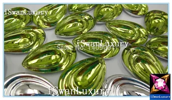 Exclusive Light Green Strass Droplet Loose Rhinestones Beads 18x26mm Crystals For Sewing Stones Sew on Charms Dress Party Diy
Exclusive Light Green Strass Droplet Loose Rhinestones Beads 18x26mm Crystals For Sewing Stones Sew on Charms Dress Party Diy