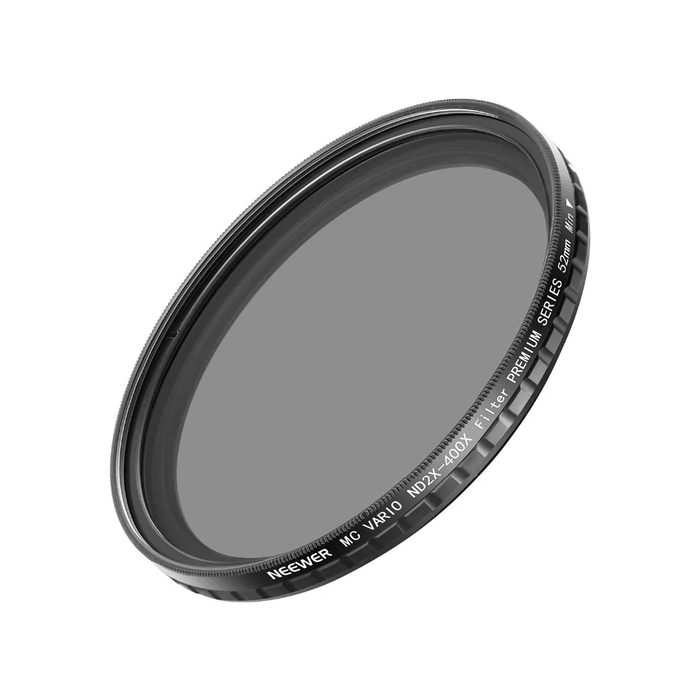 

Neewer 52/58/67/72/77 MM ND2-400 ND Filter Fader ND2 to ND400 Neutral Density Filter for DSLR Cameras with Thread