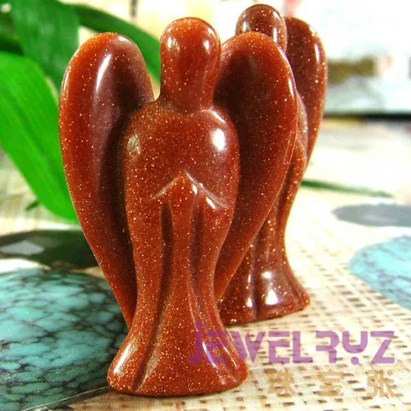 New Beautiful Fashion Natural Goldstone bead Angel Charms Statue Carved Angel Figurine Beads With Wing Pendant Stone Pendants
New Beautiful Fashion Natural Goldstone bead Angel Charms Statue Carved Angel Figurine Beads With Wing Pendant Stone Pendants