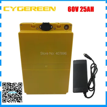 1500W 60V 25AH Lithium battery 60 Volt 28AH Electric bike bateria pack use for samsung 3500mah 18650 cell 30A BMS 2A Charger
1500W 60V 25AH Lithium battery 60 Volt 28AH Electric bike bateria pack use for samsung 3500mah 18650 cell 30A BMS 2A Charger