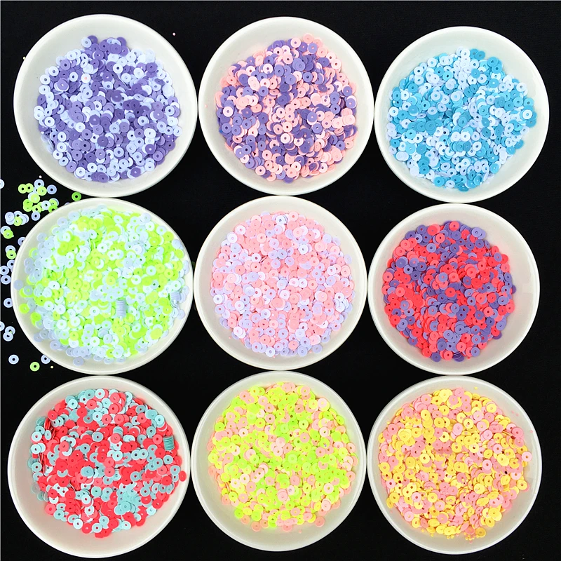2000pcs(10g) 4mm Mix Colors PVC Flat Round Loose Sequins Paillettes Sewing Wedding Craft,Multi Colors Sequin Slice For Craft 
2000pcs(10g) 4mm Mix Colors PVC Flat Round Loose Sequins Paillettes Sewing Wedding Craft,Multi Colors Sequin Slice For Craft