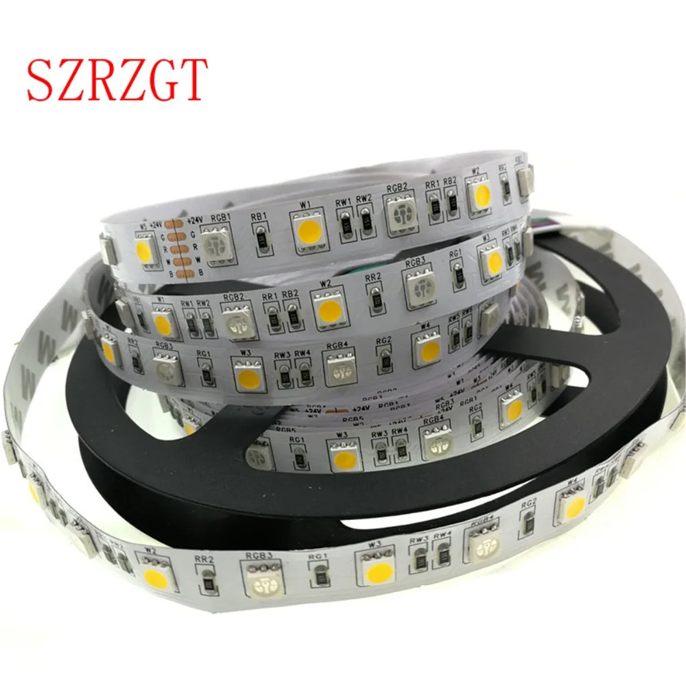 5 м 60 Светодиодный одов/м 300 светодиодный s SMD 5050 смешанных цветов RGBW RGB +