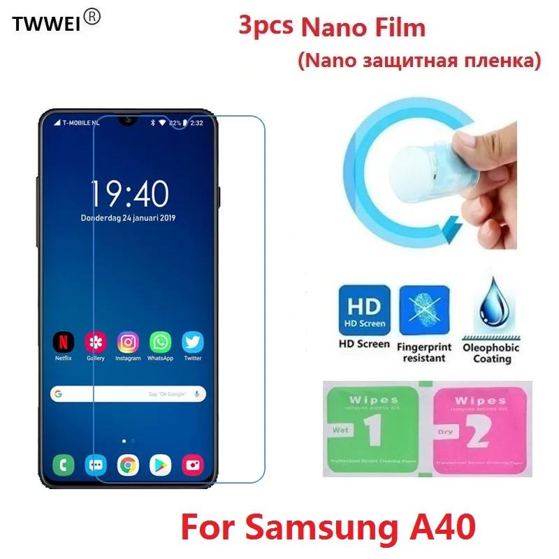 3pcs for Samsung A40 Screen Protector Protective Film on the for Samsung Galaxy A40 Screen Protector Film Cover Foil (Not Glass)
3pcs for Samsung A40 Screen Protector Protective Film on the for Samsung Galaxy A40 Screen Protector Film Cover Foil (Not Glass)