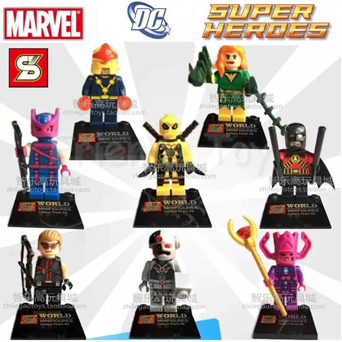 8pcs Toy Mini Man CYBORG NOVA JEAN GREY DEADPOOL HAWKEYE Set Building Blocks Compatible With Lego
8pcs Toy Mini Man CYBORG NOVA JEAN GREY DEADPOOL HAWKEYE Set Building Blocks Compatible With Lego