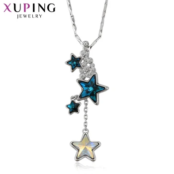 Xuping Jewelry Star Shape Necklaces Crystals from Swarovski Romantic Simple Modern Elegance Temperament Ladies S173.2-45316
Xuping Jewelry Star Shape Necklaces Crystals from Swarovski Romantic Simple Modern Elegance Temperament Ladies S173.2-45316