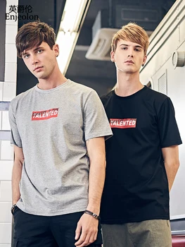 Enjeolon Mens 2020 T Shirt Men Summer O-neck Short sleeved Tshirt Slim Streetwear T shirts Casual Print T-shirt Homme Top T5107
Enjeolon Mens 2020 T Shirt Men Summer O-neck Short sleeved Tshirt Slim Streetwear T shirts Casual Print T-shirt Homme Top T5107