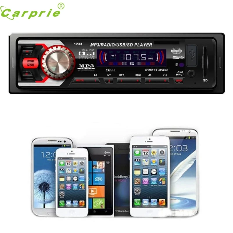 New Arrival Car Audio Stereo In Dash FM With Mp3 Player USB SD Input AUX Receiver
New Arrival Car Audio Stereo In Dash FM With Mp3 Player USB SD Input AUX Receiver