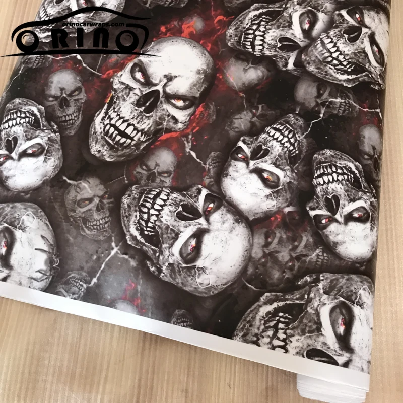 Skull Car Sticker Vinyl Film-3