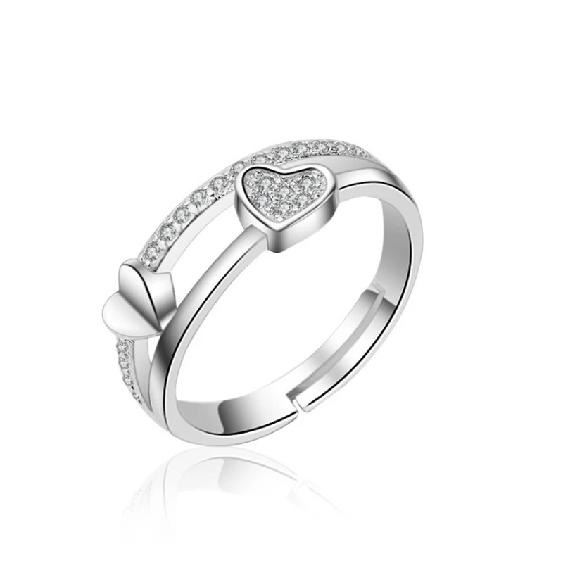 Newest Fashion Lovers Couple Heart Shape Rings Elegant Shine Rhinestone Crystal Wedding Ring for Women Men Romantic Jewelry Gift
Newest Fashion Lovers Couple Heart Shape Rings Elegant Shine Rhinestone Crystal Wedding Ring for Women Men Romantic Jewelry Gift
