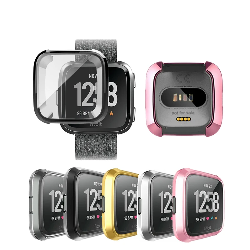Soft Plating TPU Case Cover For Fitbit Versa Full Protection Silicone Cases wearable devices Smart watch accessories
Soft Plating TPU Case Cover For Fitbit Versa Full Protection Silicone Cases wearable devices Smart watch accessories