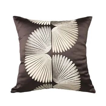 Luxurious Modern Brown Embroidery Silk Like Designer Cushion Cover Decorative Interior Bedding Sofa Throw Pillow Case 45x45cm
Luxurious Modern Brown Embroidery Silk Like Designer Cushion Cover Decorative Interior Bedding Sofa Throw Pillow Case 45x45cm